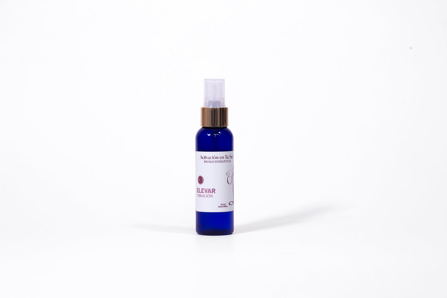 Bruma para Elevar Vibración, presentación de 60 ml y 125 ml