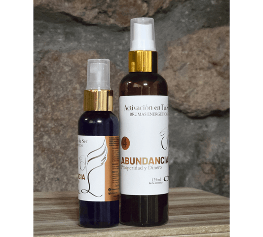 Bruma para Abundancia en Prosperidad y Dinero, presentación de 60 ml y 125 ml